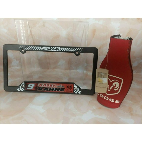 Kasey Kahne dodge #9 nascar License Plate Frame Cover bottle holder combo‎ 1T - Picture 3 of 10